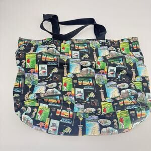 Nicole Miller Atlantis Tropical Golf Tote Bag Beach Luxury Resort Vacation